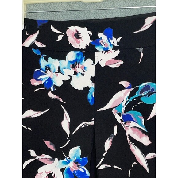 Lane Bryant Pants Womens 22R Ankle Pants The Allie Floral Elastic Waist Ankle - Picture 7 of 10